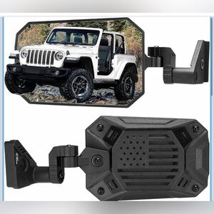 Mirrors Doors Off Compatible with Wrangler JL Gladiator JT 2018-2026